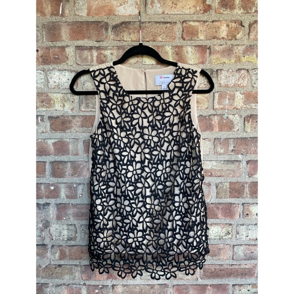 Lela Rose by Neiman Marcus Target Sleeveless Crochet Blouse🖤 - Picture 3 of 11